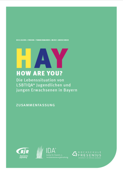 HAY HOW ARE YOU? Die Lebenssituation von LSBTIQA* Jugendlichen und jungen Erwachsenen in Bayern